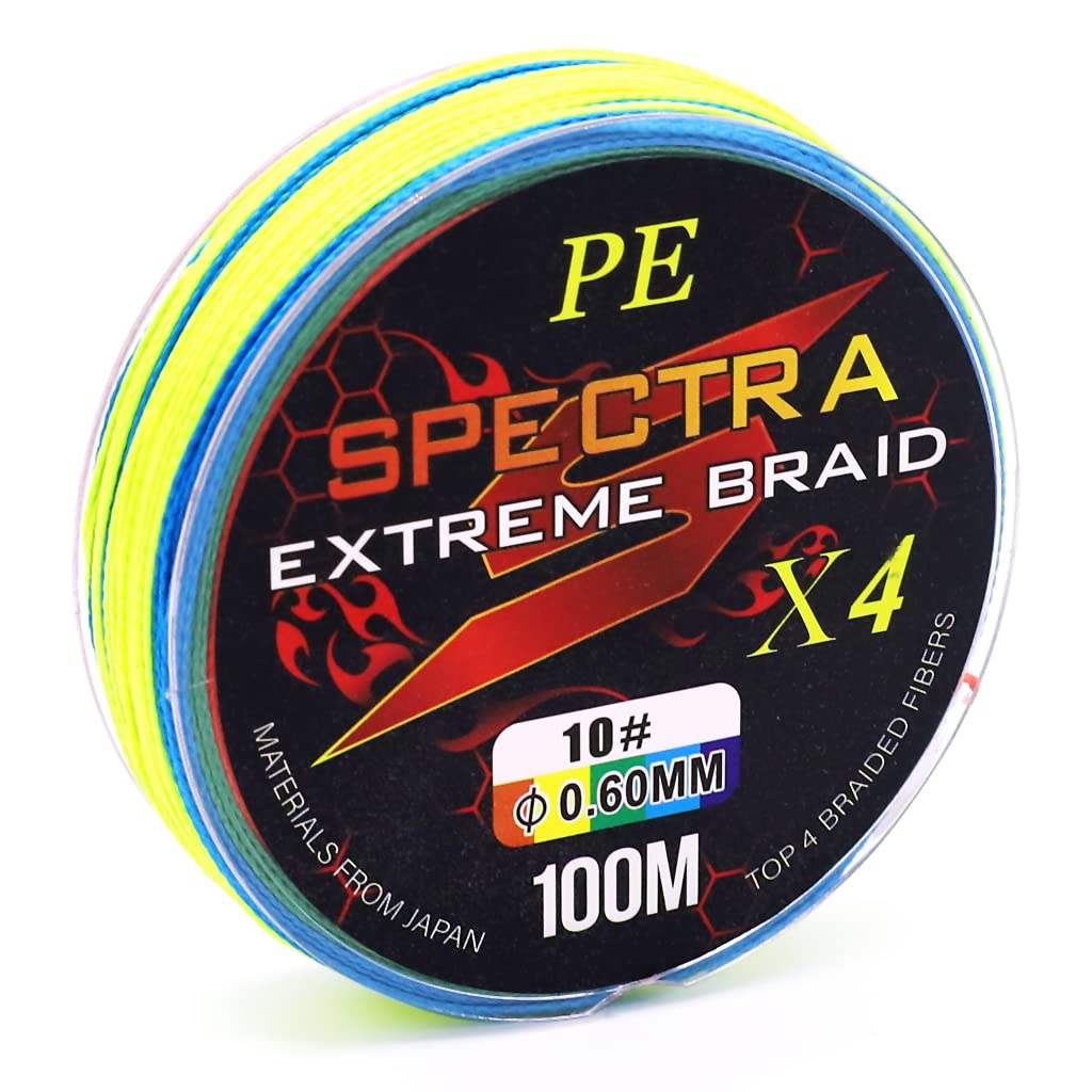 Proberos Fishing Line Super Strong 0.6MM 110LB(50KG) 100M PE 4 Strands Monofilament Braided Fishing Line Angling Accessory, Durable Fishing Wire Proberos Fishing Line Super Strong 0.6MM 110LB(50KG) 100M PE 4 Strands Monofilament Braided Fishing Line Angling Accessory, Durable Fishing Wire